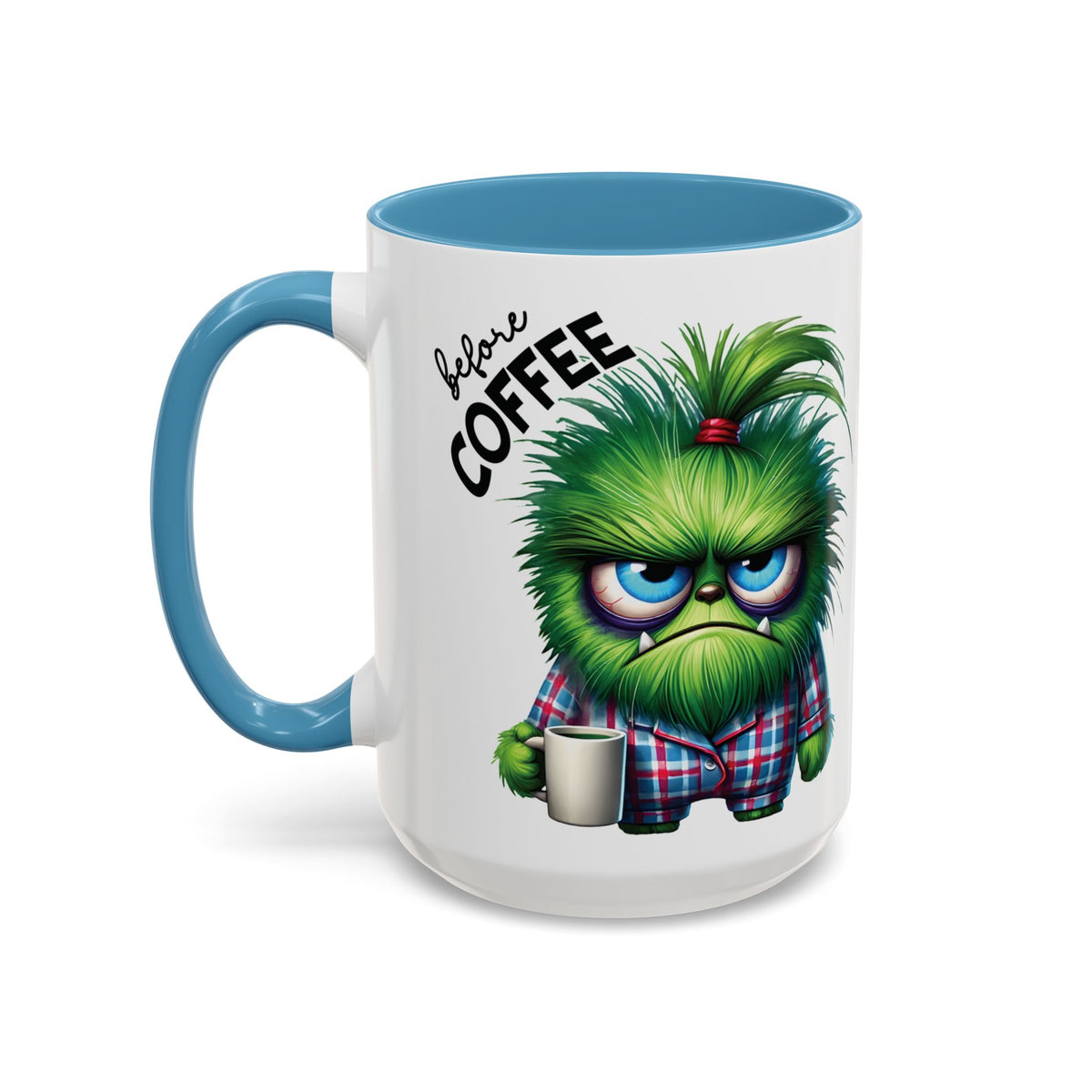 Angry Monster Before Coffee Funny Mug
