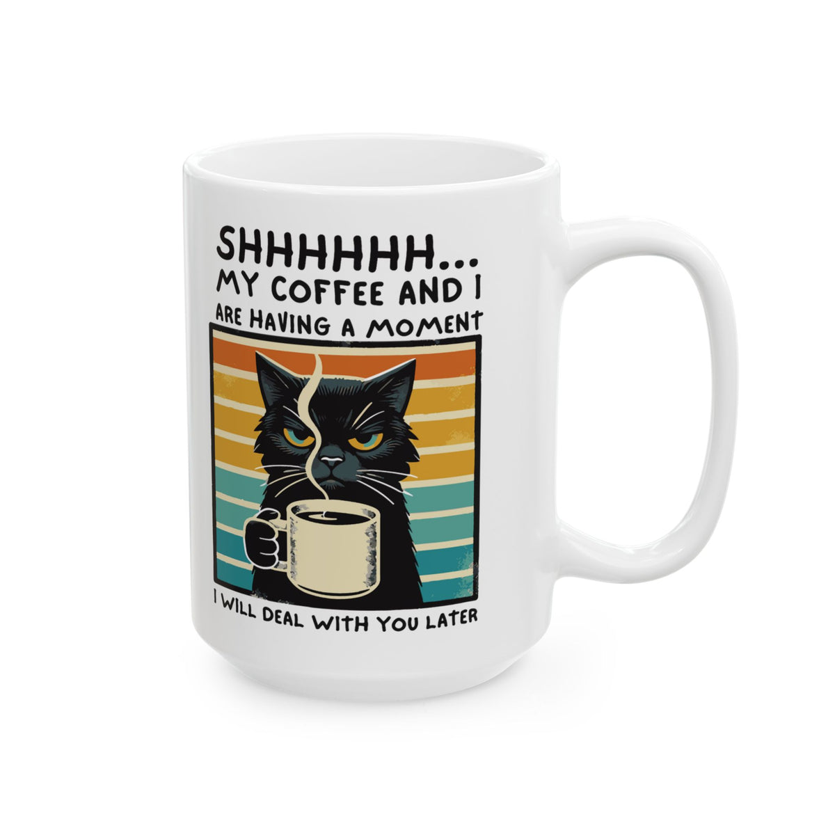 Funny Cat Coffee Mug – Gift for Cat Lovers