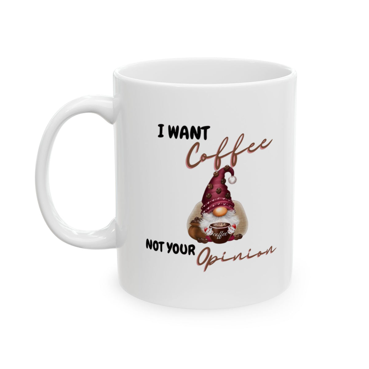 Funny Gnome Coffee Mug – Whimsical Gnome Gift