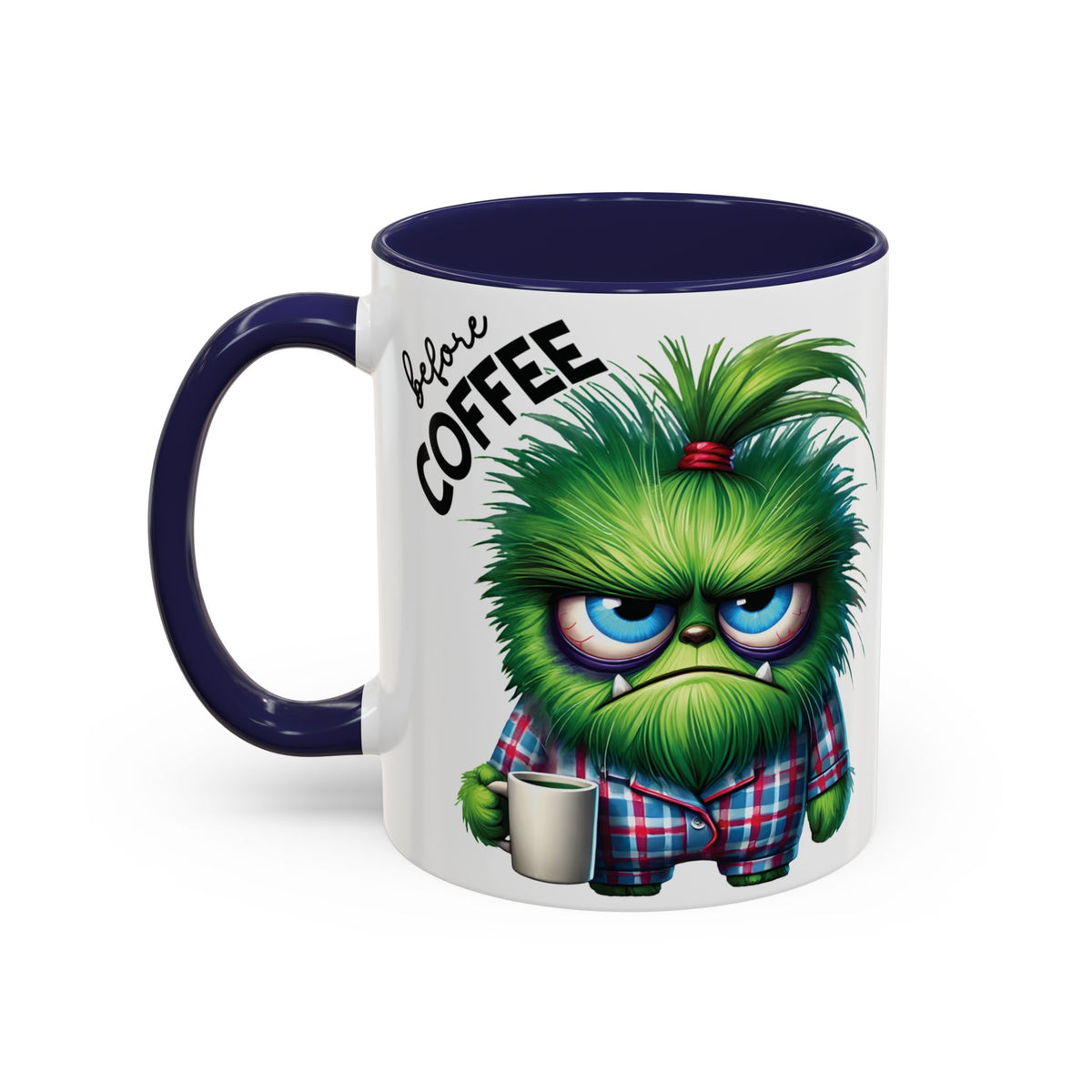Angry Monster Before Coffee Funny Mug