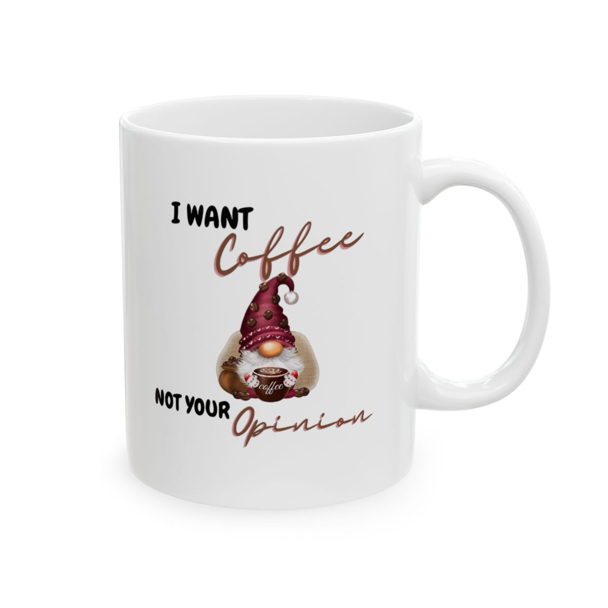Funny Gnome Coffee Mug – Whimsical Gnome Gift