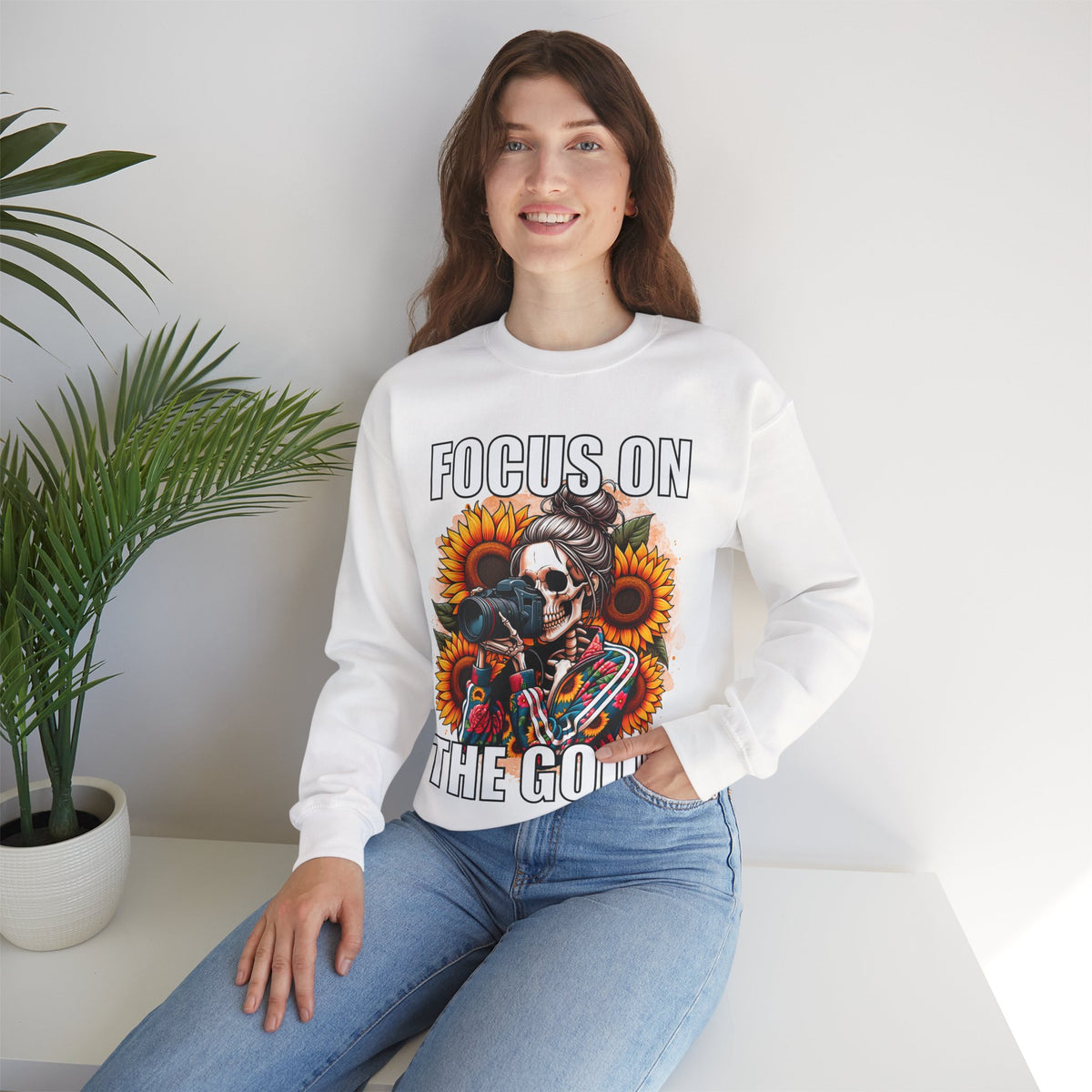 Focus on the Good Inspirational Sweatshirt