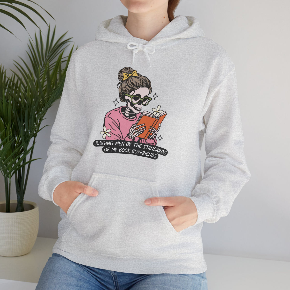 Judging Men by My Book Boyfriends Reader Hoodie