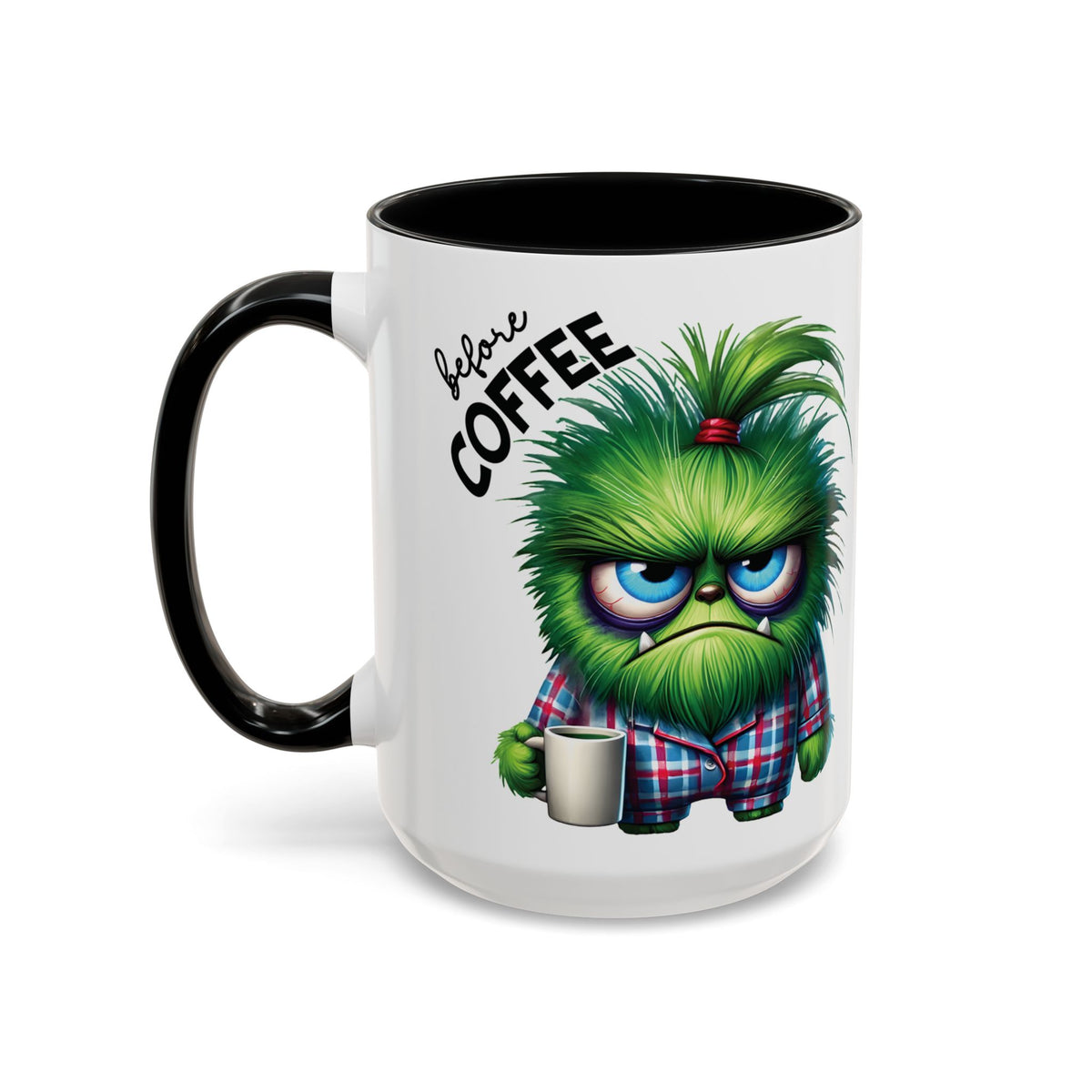 Angry Monster Before Coffee Funny Mug