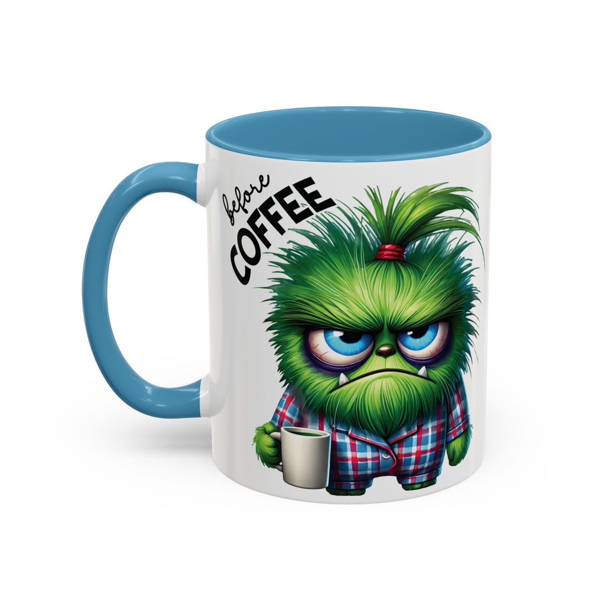 Angry Monster Before Coffee Funny Mug