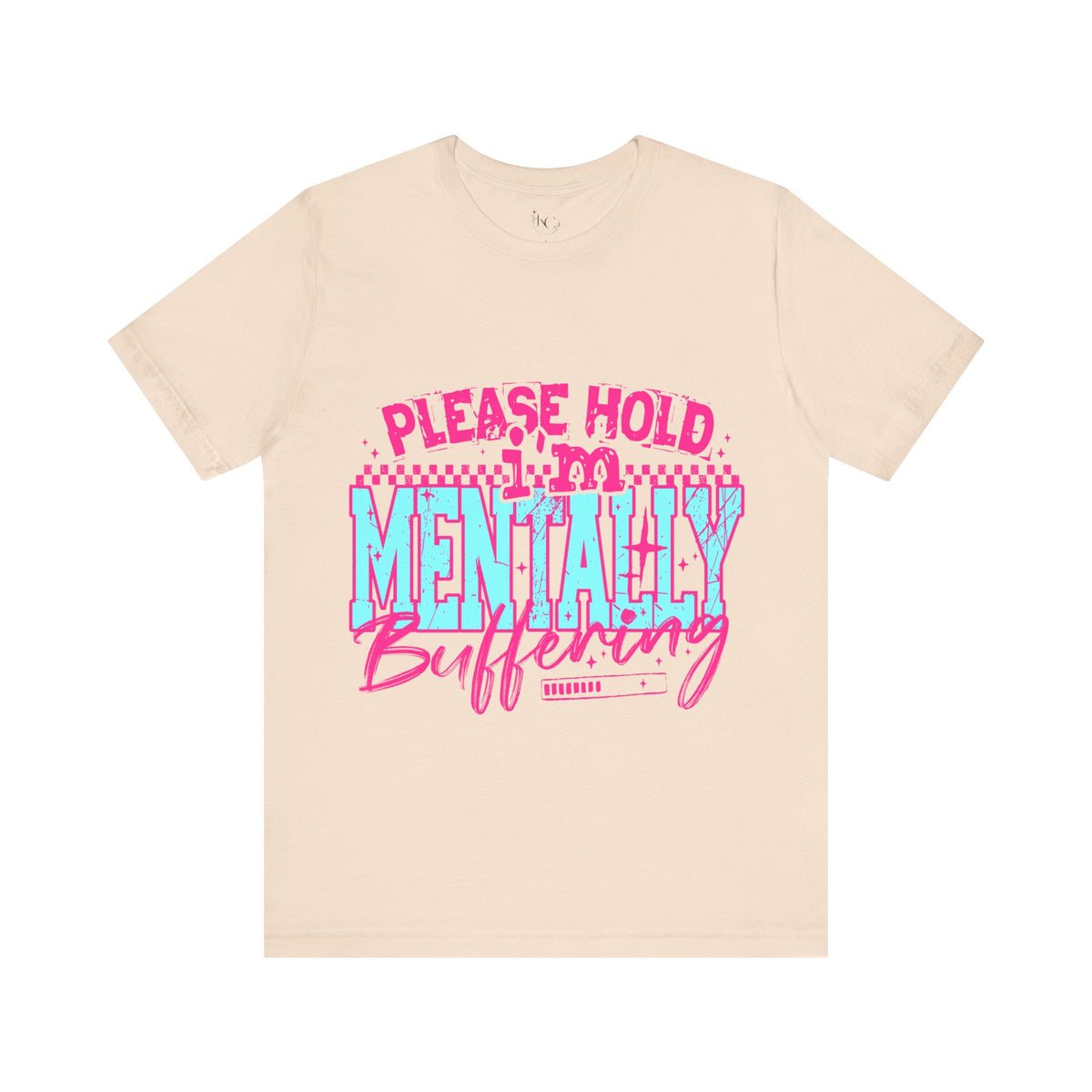 Mentally Buffering Funny Graphic T-Shirt