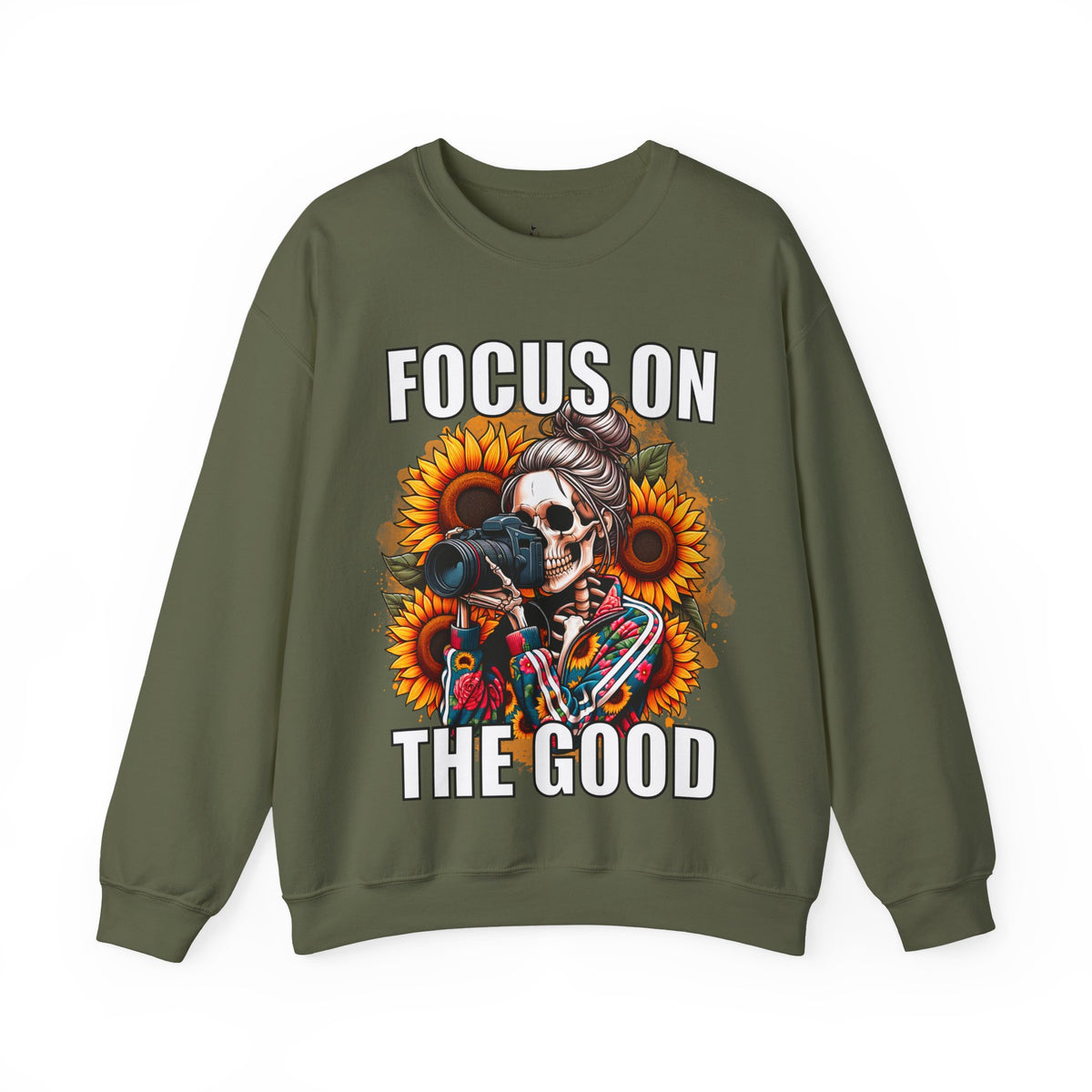 Focus on the Good Inspirational Sweatshirt