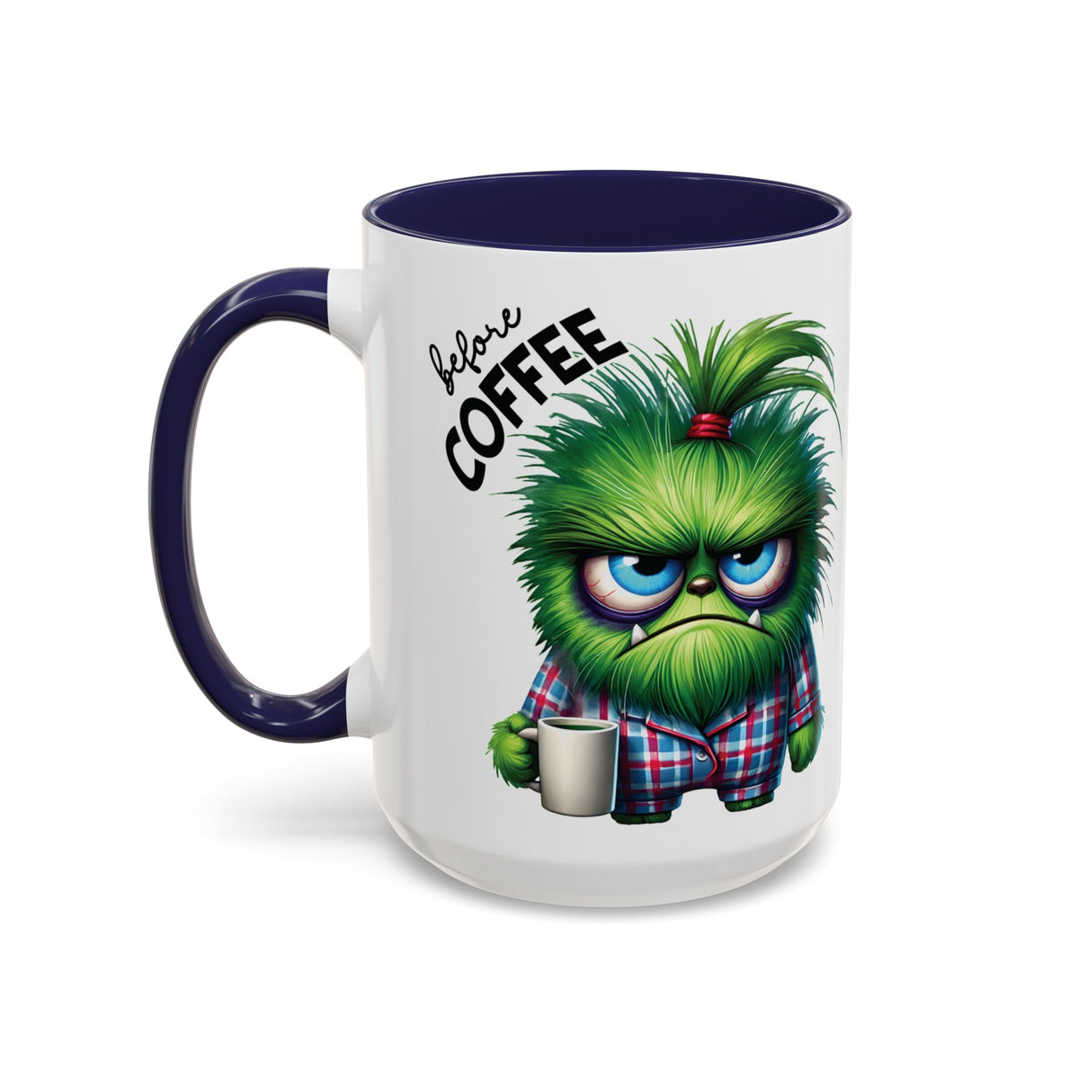 Angry Monster Before Coffee Funny Mug
