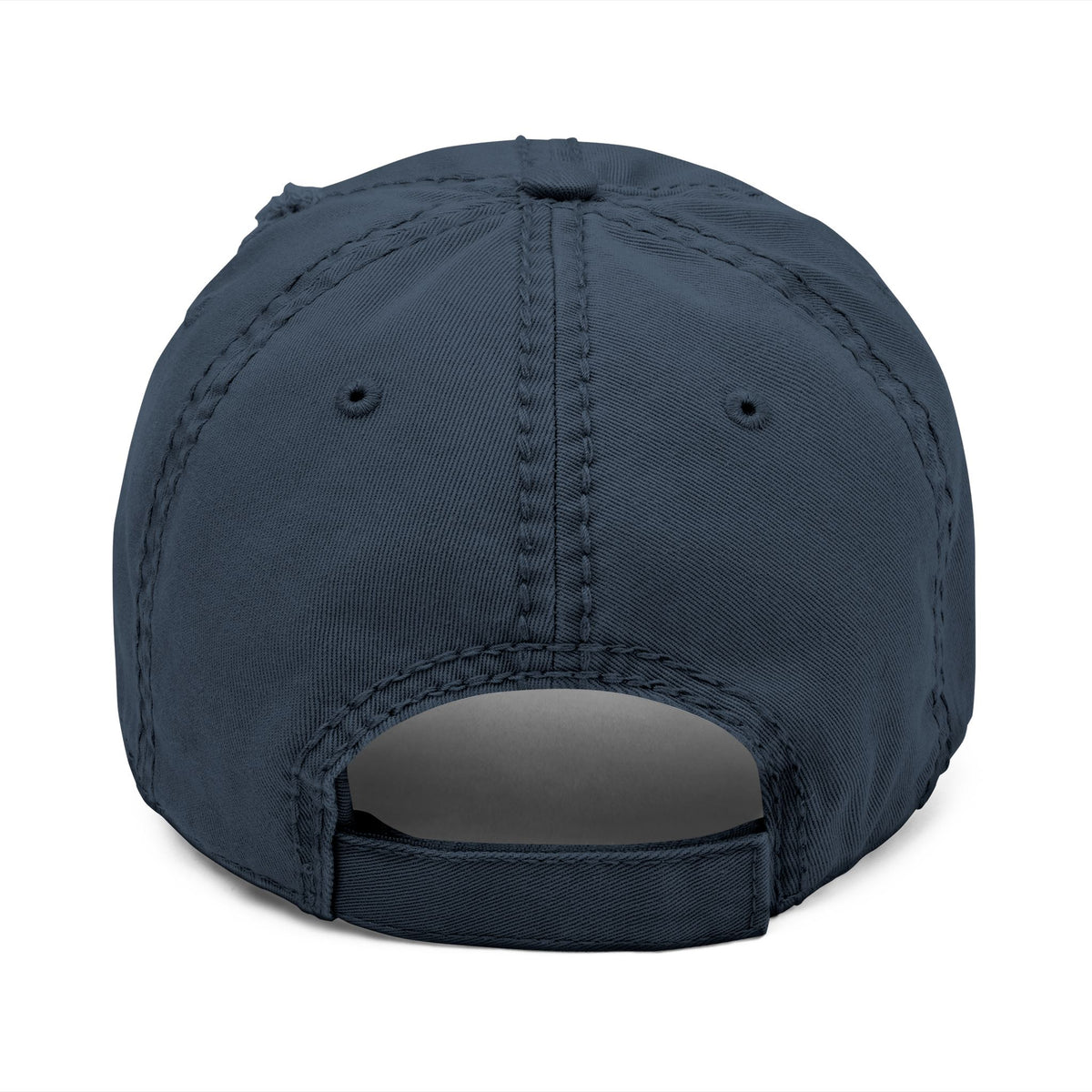 Overstimulated Please Proceed Slowly Embroidered Distressed  Hat