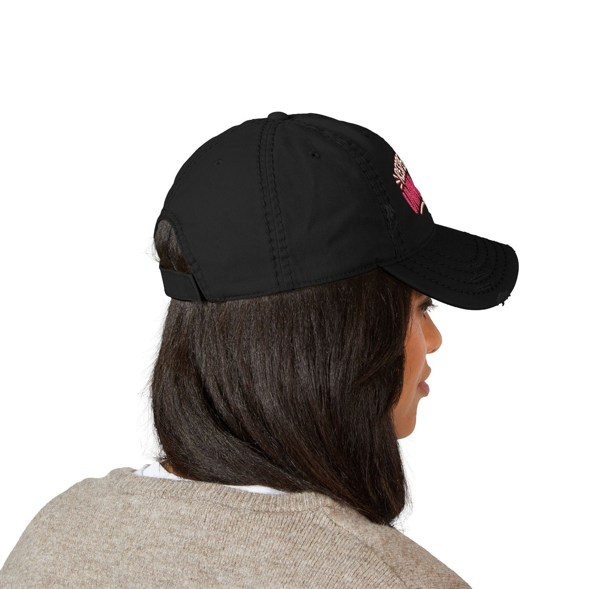 Respectfully Uninvolved Embroidered Distressed  Hat | Funny Womens Cap