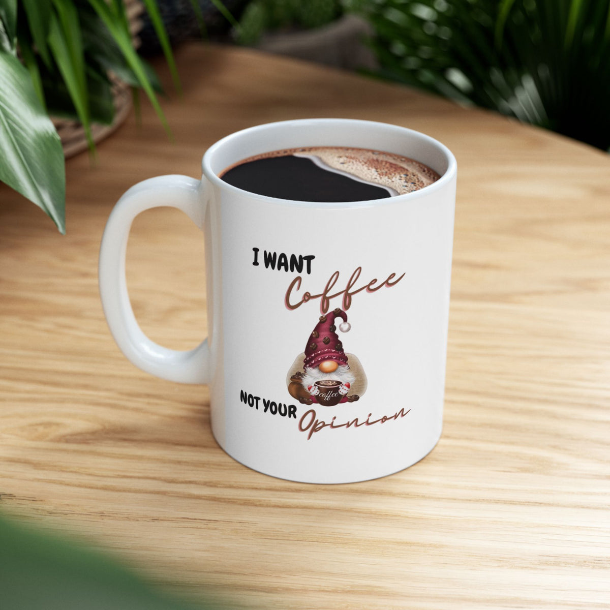 Funny Gnome Coffee Mug – Whimsical Gnome Gift