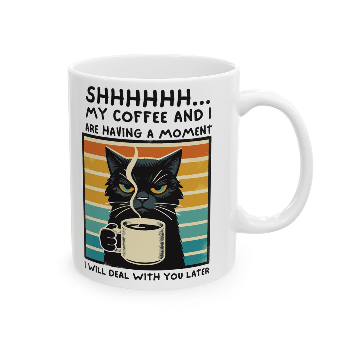 Funny Cat Coffee Mug – Gift for Cat Lovers
