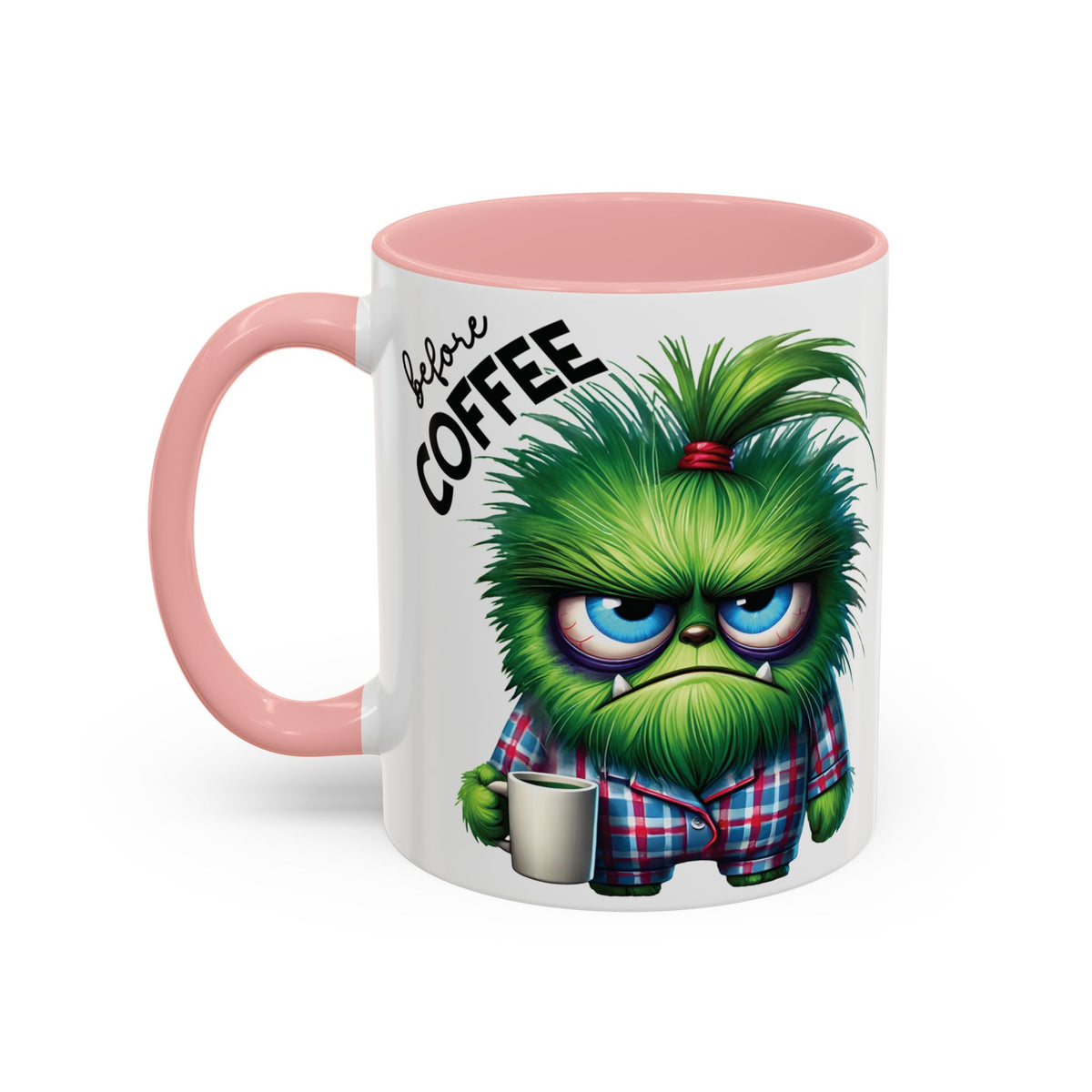 Angry Monster Before Coffee Funny Mug