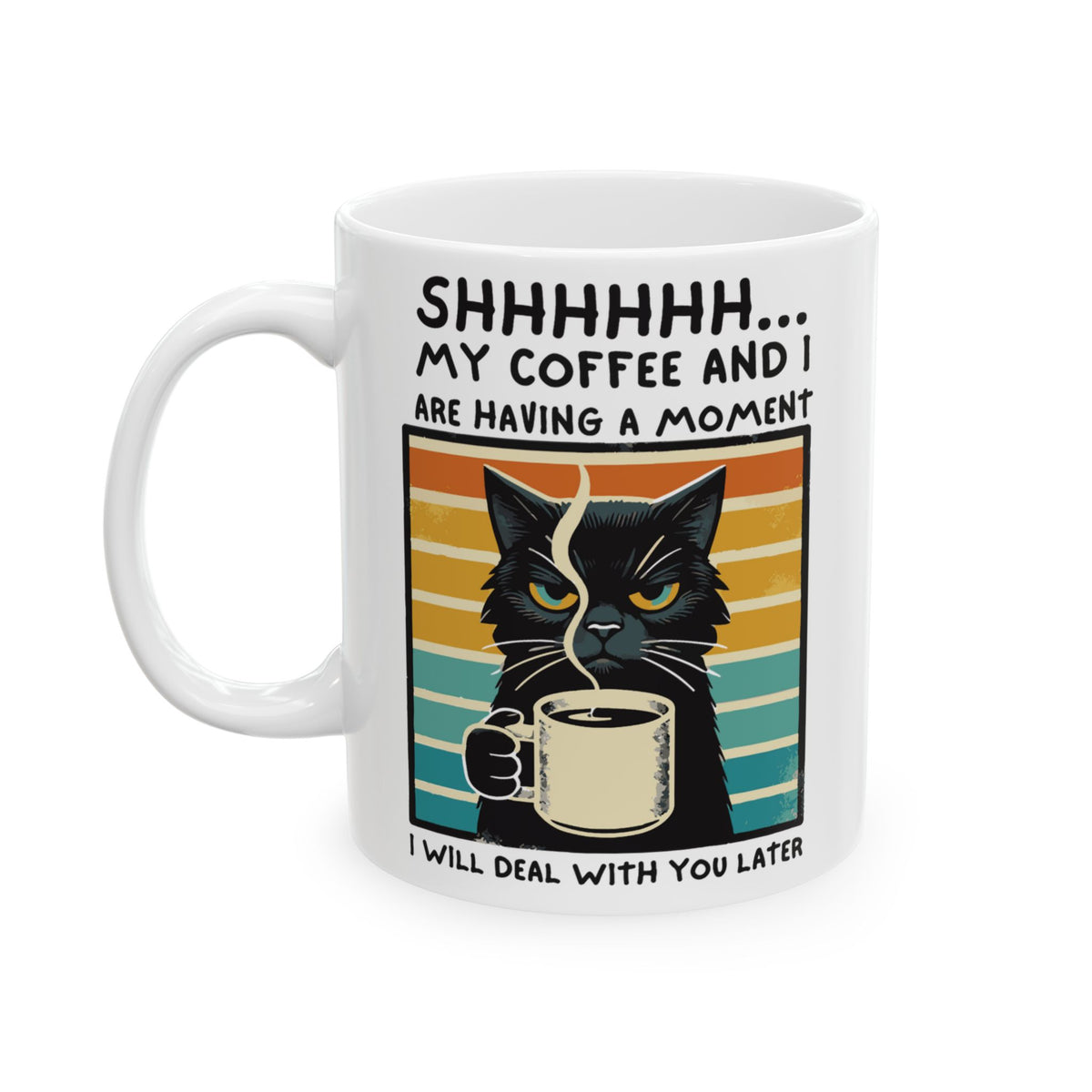 Funny Cat Coffee Mug – Gift for Cat Lovers