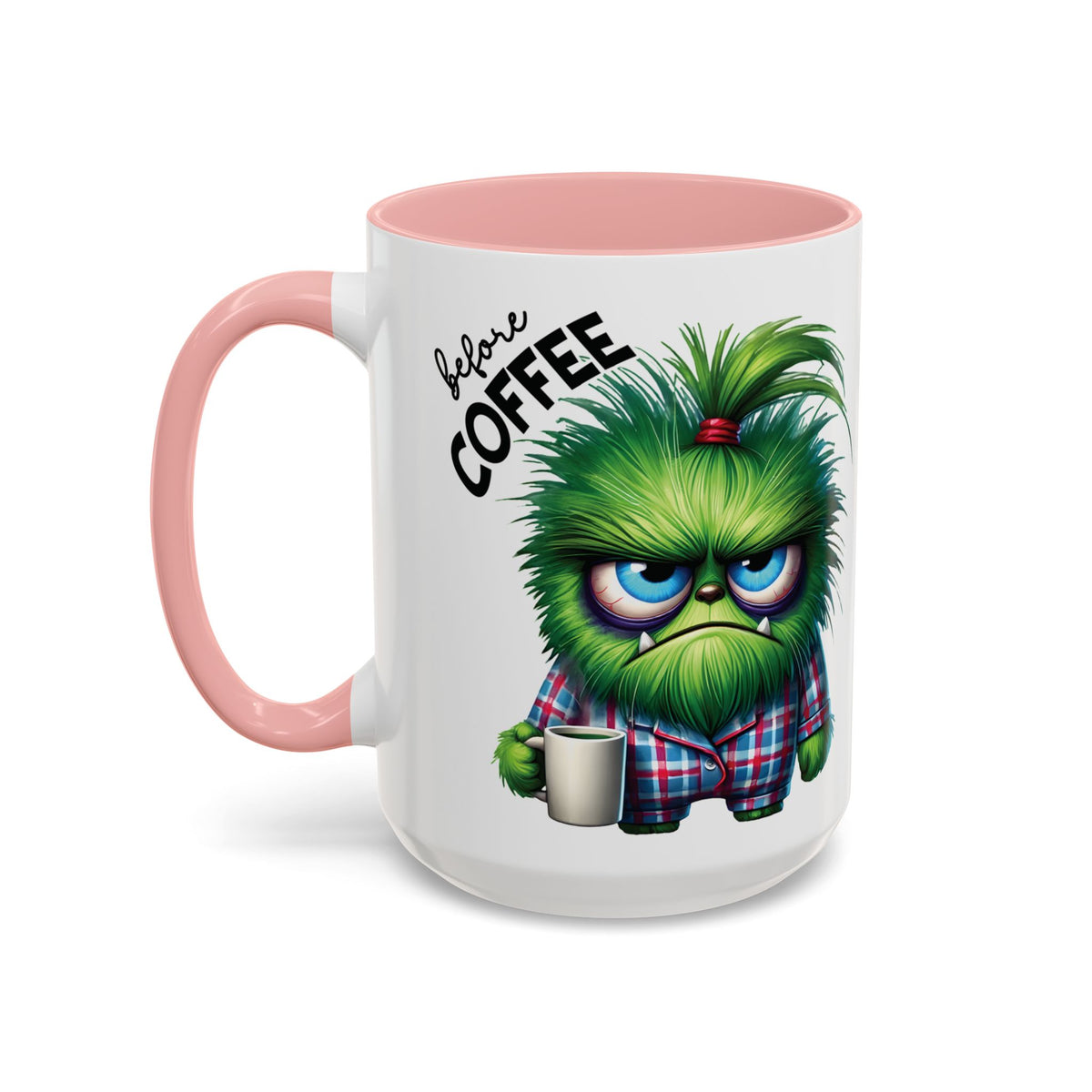 Angry Monster Before Coffee Funny Mug